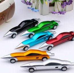 300pcs Funny Novelty Racing Car Design Ball Pens Portable Creative Ballpoint Pen Quality for Child Kids Toy Office School Supplies SN2020