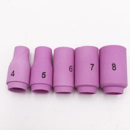 10pcs Tig Consumables Tig Torch Parts WP-9 WP 9 20 25 Ceramic Cups Nozzle