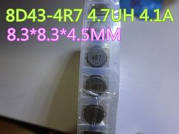 Electronic Components 50pcs/lot Inductance Sensors SDRH8D43-4R7 4.7UH 4.1A 8.3*8.3*4.5MM in stock