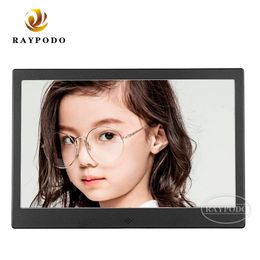 Raypodo 10'' Metal HD Digital Photo/Picture Frame with 1366*768 Resolution 10'' Digital Advertising Machine Display with Remote Control