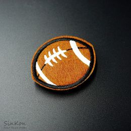 Rugby (Size:5.0X4.1cm) DIY Cloth Badges Patch Embroidered Applique Sewing Clothes Stickers Apparel Accessories Badge