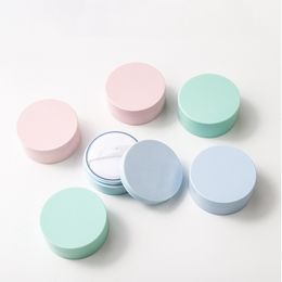 empty hat boxes Canada - 5g Plastic Empty Loose Powder Pot Boxes With Sieve Cosmetic Makeup Jar Container Handheld Portable Sifter Cap