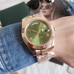 Swiss Luxury Mens Watches 2813 Mechanical Movement Watch Sapphire Glass Gold Watch Day Original President Clasp Date Designer Watches