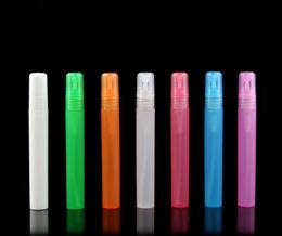 500 x 10ml Travel Mini Colourful Refillable Plastic Spray Bottles Perfume Empty Atomizer Fragrance Parfum Containers SN071