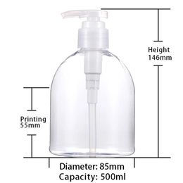 Large Capacity Hand Sanitizer Bottles Wholesale 300ml 500ml Empty Pump Bottles For Shampoo Hand Sanitizer Container Cosmetic Packaging