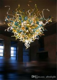 Antique Murano Chandeliers Custom Decorative Modern Crystal Blown Glass Hotel Decor Chain Chandelier Light