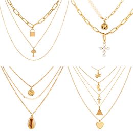 ladies necklace designs in gold