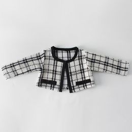 Baby Girl Clothes Newborn Autumn Spring 2019 Baby Rompers For Girls Plaid Princess Christmas Baby Clothes Set Romper+ Jacket 2pc Y1995