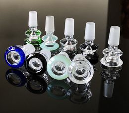 5 Style Glass Bowl 14mm 18mm Male With Funnel Flower Snowflake Philtre Bowl Piece Smoking Accessories For Tobacco Smoke Hookah Water Pipes