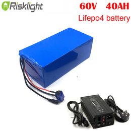 60V 40AH Electric bicycle bike kit scooter lithium battery LiFePO4 with 5A charger