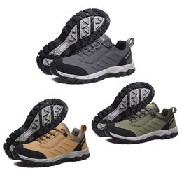 Homemade brand High quality men women running shoes Olive Green Khaki Grey Outdoor shoes mens trainers sport sneakers Made in China 39-48