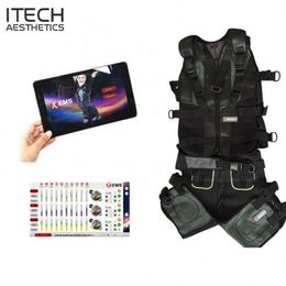 Wireless Body EMS Training Machine Suit Jacket Vest Xbody muscle stimulation fitness Pad Control Sport club Gym Indoor outdoor no limited
