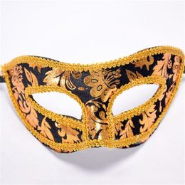 Halloween Half Face Mask Venetian Masquerade Masks Christmas Party Ball Mask Sexy Lace Carnival Dance Cosplay Masks 7 Colours 011