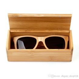 High quality bamboo sunglasses boxs glasses boxs glasses box retro wooden box sunglasses Bamboo Glasses case Retro sunglasses BOXS