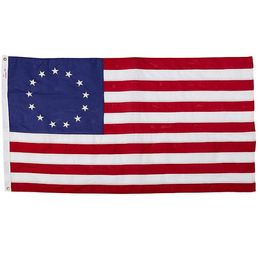 USA Besty Ross Flag 3x5 Red White American Flag Banner Polyester Fabric Printing Custom Style Flying Hanging
