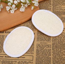 Loofah Pad Natural Loofah Scrubber Remove Dead Skin Loofah Pad Sponge Home Cleaning Tool Body Skin Bathing Massage Tools 8*12cm SN3124