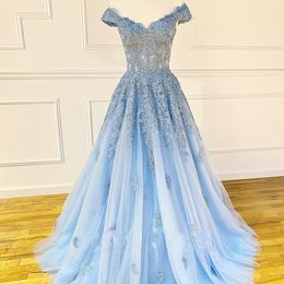 Cinderella Prom Dress 2020 A Line Long Military White Formal Party Pageant Gowns Off-the-Shoulder Lace-Up Back Sleeveless with Bones