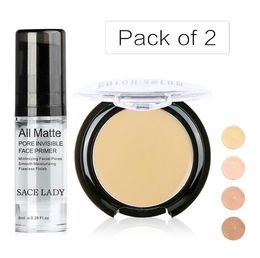 SACE LADY Makeup Set Foundation Primer+Matte Concealer Cream