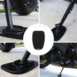 Universal Motorcycle Kickstand Pad Support For Soft Ground Outdoor Parking Black Car Mount Pad Adjustable Stand