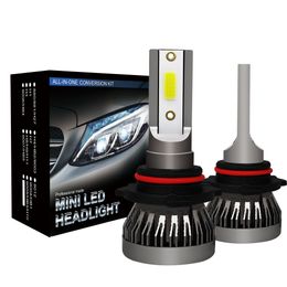 Auto LED-Lichter Auto LED-Scheinwerferlampen H1 H1 H1 H1 9005 9006 90W 12000LM 6000K 12V Auto Mini-Scheinwerfer Cob Nebelscheinwerfer US-Bestand