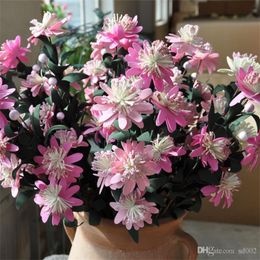 Sun Ball Chrysanthemum Fake Flower Retro Artificial Flowers Wedding Floral Bouquet Decorate Supplies Colorful Hot Sales Creative 2 3lgC1