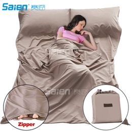 70.9x84.6inch Sleeping Bag Liner Travel Camping Sheet Lightweight Hotel Compact Sleep Bags