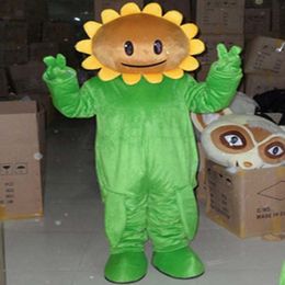 Halloween Sunflower Mascot Costume Cartoon Anime theme character Christmas Carnival Party Fancy Costumes Adult Outfit