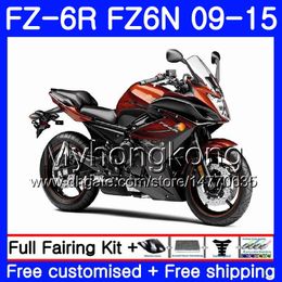 Body For YAMAHA FZ6N FZ-6R Light orange hot 2009 2010 2011 2012 2013 2014 2015 239HM.43 FZ 6R FZ6 R FZ 6N FZ6R 09 10 11 12 13 14 15 Fairings