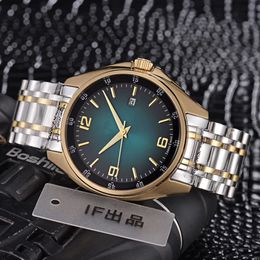 Fine men's watches, noble 316L stainless steel case / strap, automatic mechanical movement, wear-resistant tempered crystal glass
