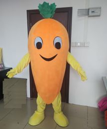 2019 High Quality Carrot Mascot Costumes for Adult Halloween Party Dress