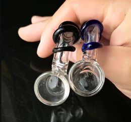 Discs smoke stare glass bongs accessories , Glass Smoking Pipes Colourful mini multi-colors Hand Pipes Best Spoon glass Pipe