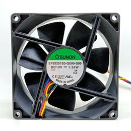 New Original EF92251S3-Q000-S99 DC12V 1.32W 92x92x25MM 6cm 4Lines PWM Computer Cooling fan