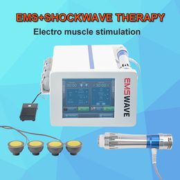 Home use EMS muscle stimulation shock wave therapy machine for physiotherapy /Portable Ed Acoustic radial shockwave therpay machine