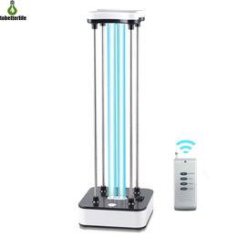 36W UV Steriliser Lamp 110V 220V Portable Ultraviolet Disinfection Lamps UVC Germicidal Light Timer Remote Control Ozone Lamp