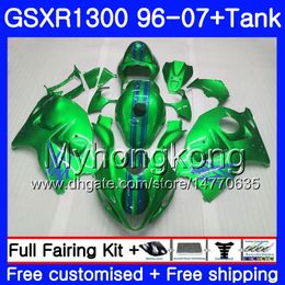 Hayabusa For SUZUKI GSXR1300 96 97 98 99 00 01 07 Light green Kit 333HM.158 GSXR 1300 GSX-R1300 1996 1997 1998 1999 2000 2001 2007 Fairing