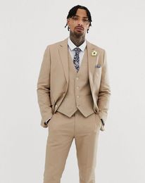 Trajes De Boda De Color Beige Para Hombre De Los Novios Oferta Online |  DHgate.com
