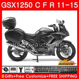 Body For SUZUKI Bandit GSX1250F GSX1250FA GSX1250 C 11 12 13 14 15 silvery grey 23HC.22 GSXF1250 GSX1250C 2011 2012 2013 2014 2015 Fairing