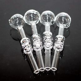 5 Inch Pyrex Clear Glass Oil Burner Smoking Pipes Dab Accessories IN STOCK