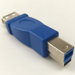 High speed USB 3.0 Type A Female to Type B Male or TypeA Female to TypeB Female Plug Connector Adapter USB 3.0 Converter Adapter 100pcs/lot