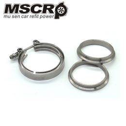 4.5/" 115MM Stainless Exhaust Band Clamp Step Clamps for Catback Muffler Downpipe