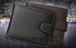 Designer-New Arrival Genuine Leather Wallet Men Famous Brand Mens Wallet with Coin Pocket Carteira Masculina Couro