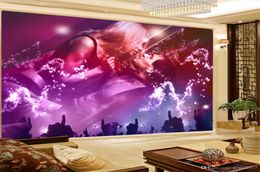 3D Wall Paper Home Decor Custom sexy night romantic couple 3d character wallpaper Big Promotion For Wallpaper