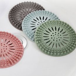 Wholesale Kitchen Bathroom Toilet Silicone Bathtub Drain Hole Philtre Trap Sink Strainer Hair Catcher Stopper Shower