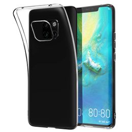 Clear Thin Soft Silicone Ultra Slim Fit Crystal Transparent Bumper Flexible TPU Case for HUAWEI MATE 20 MATE 20 PRO MATE 20 LITE