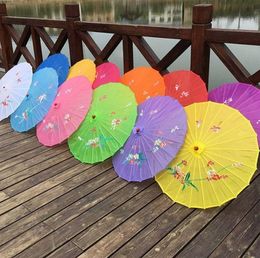 Adults Size Japanese Chinese Oriental Parasol handmade fabric Umbrella For Wedding Party Photography Decoration umbrella props SN335