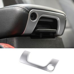 Silver ABS Centre Armrest Box Keyhole Trim For Jeep Wrangler JL 2018+ Factory Outlet Auto Internal Accessories