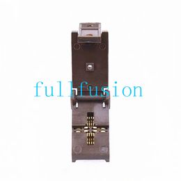 DFN3X3-8L IC Test Socket DFN8P 0.65mm Pitch IC body Size 3x3mm With 4 Ground Pin QFN8 Burn in Socket