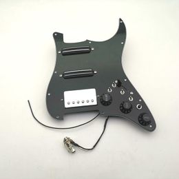 New Multifunction Double capacitor SSH Humbucker Guitar Pickup Pickguard Wiring Suitable for ST Guitar