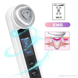 RF Radio Frequency Facial Cleaning Machine Portable EMS Nourish Skin Rejuvenation Wrinkle Removal Skin Tightening Anti Ageing LED Therapy
