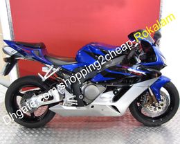 Motorbike Fit For Honda CBR1000RR 1000RR 2004 2005 CBR1000 04 05 Motorcycles Fairing Complete Set Silver Black Blue (Injection molding)